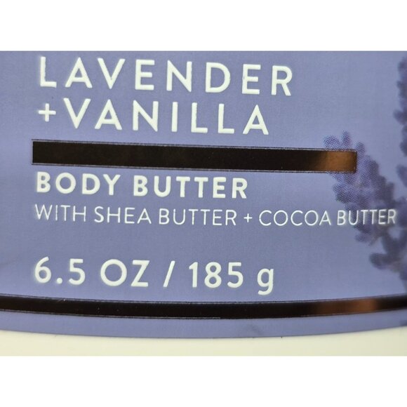 Lavender + Vanilla Body Butter With Shea Butter & Cocoa Butter Bath & Body Works - Picture 2 of 3